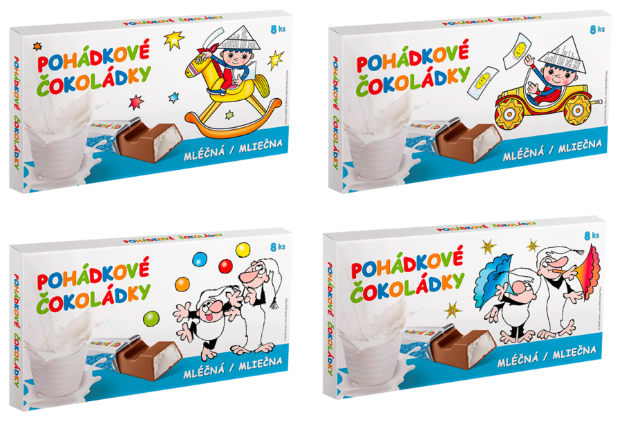 Čokoládky – Večerníček & Křemílek a Vochomůrka