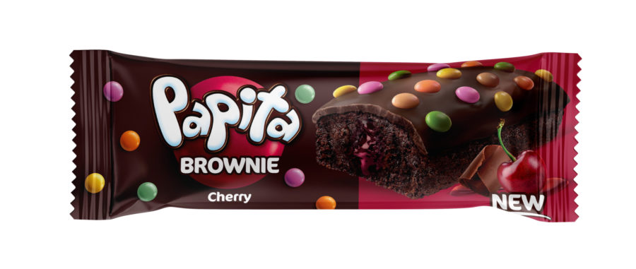 Papita Brownie – višňová náplň