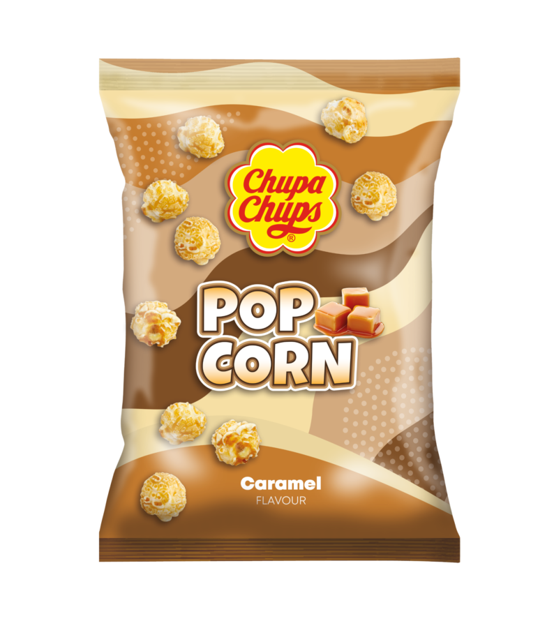 Chupa Chups – popcorn slazený s karamelovou příchutí