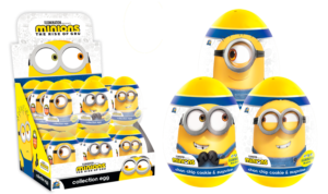 Plastové vejce s cookies Minions