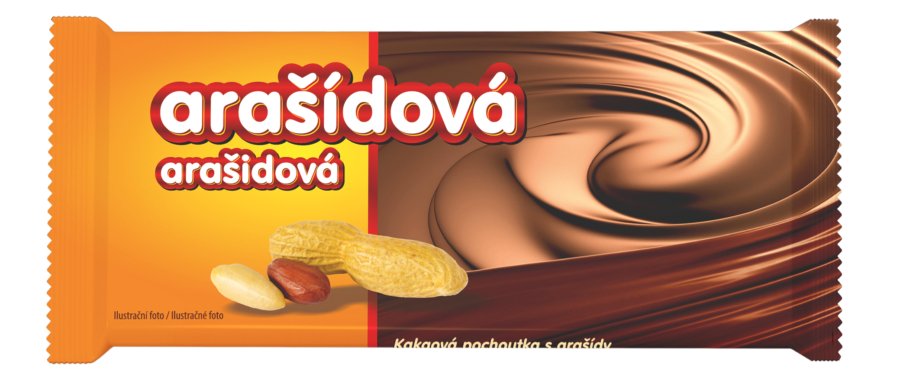 Kakaová pochoutka s arašídy
