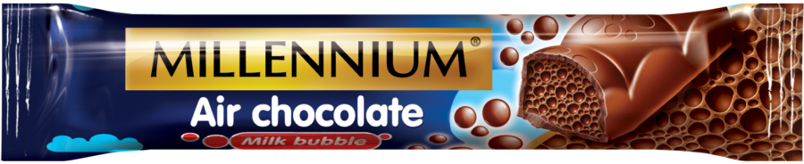 Mléčná čokoláda s bublinkami
