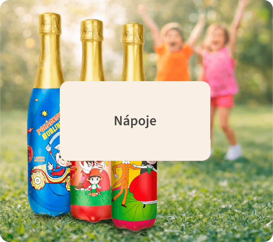 sortiment nápoje
