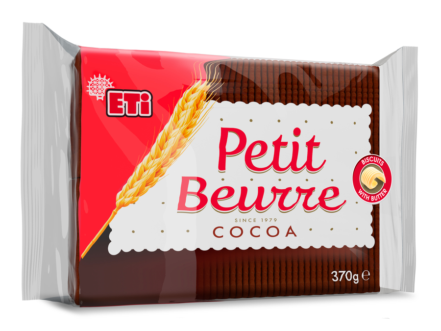 PETIT Beurre – kakaové máslové sušenky