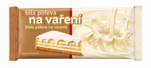 Pochoutka poleva na vaření bílá